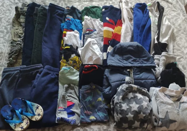 Huge Bundle Of Boys Clothes Age 5-6 Inc Next Tu F+F Nutmeg Etc