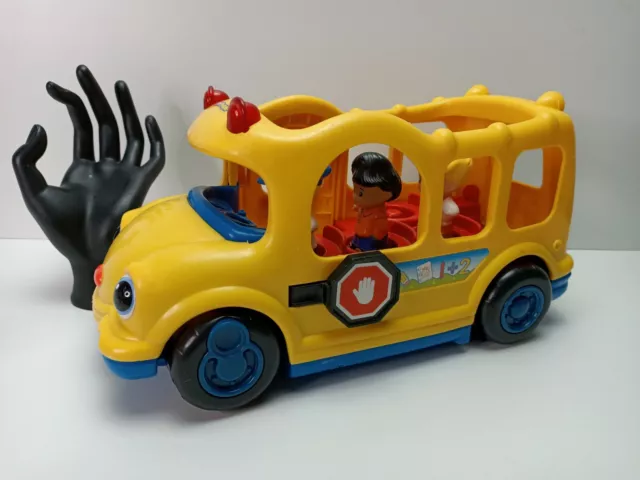 Fisher Price Little People - Bus With 3 People - Working - School Bus - Toys