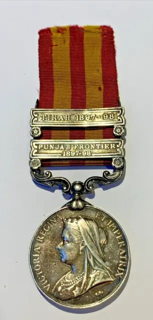 India General Service Medal 1895-1902 - Khan - 5th Bombay Mountain Battery