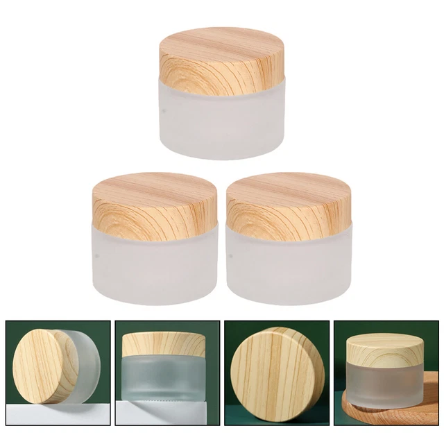 3 piezas frascos de muestra cosmética contenedor de almacenamiento de lociones