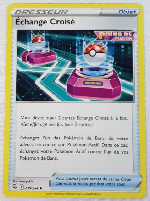 Carte Pokemon Echange Croisé 230/264 ◆ Poing de Fusion FR ©