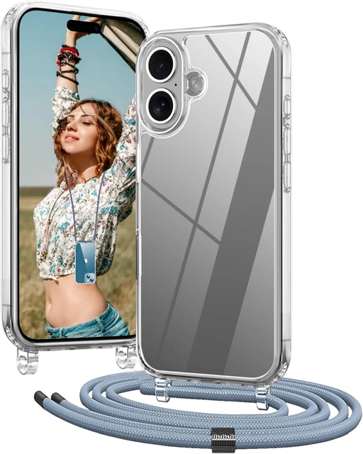 Cordino Per Cellulare Con Perle E Patch - Porta Cellulare Da Collo Universale