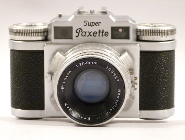 aa1/11  Super Paxette  Kamera  mit E-Luxon 2/50mm   Carl Braun Nürnberg  50s