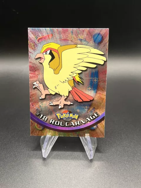 POKEMON CARD #18 ROCARNAGE FOIL TOPPS TV ANIMATION EDITION FR Exc++