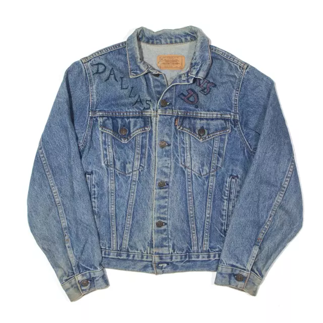 LEVI'S Dallas Cowboys Customised Denim Jacket Blue Boys L