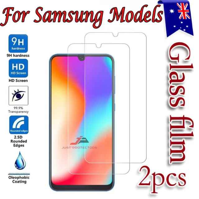 2X For Samsung Galaxy A21S A12 A52 A20 A51 A11 Tempered Glass Screen Protector