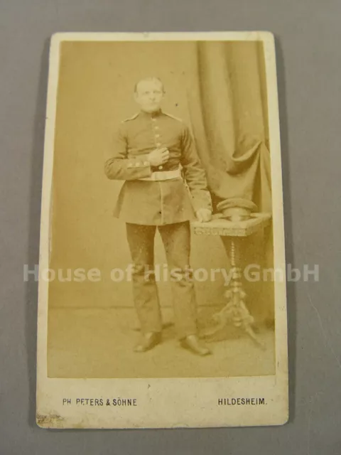 115200, Portraitfoto CDV, Soldat aus Hildesheim, Infanterie Regiment 79, IR 79 ?