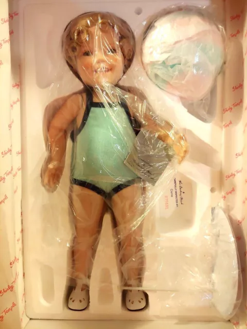 Vtg. Shirley Temple "Bathing Beauty" Toddler Doll, Danbury Mint