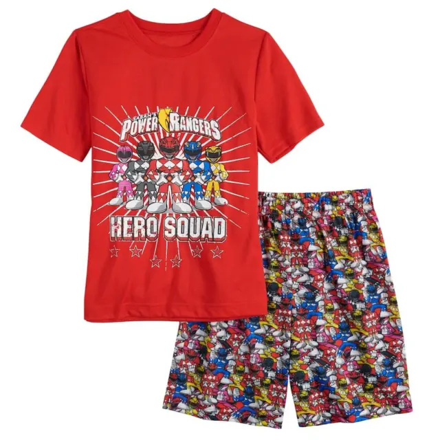 Power Rangers HERO SQUAD Summer Pajama Set Size 10/12 NWT  $36 Retail