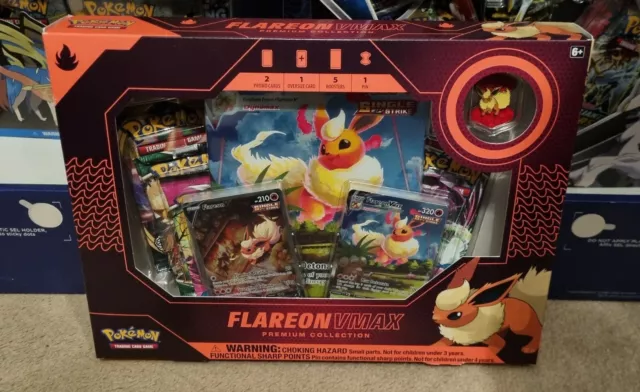 Pokemon Flareon VMAX Premium Collection Box - Brand New & Sealed
