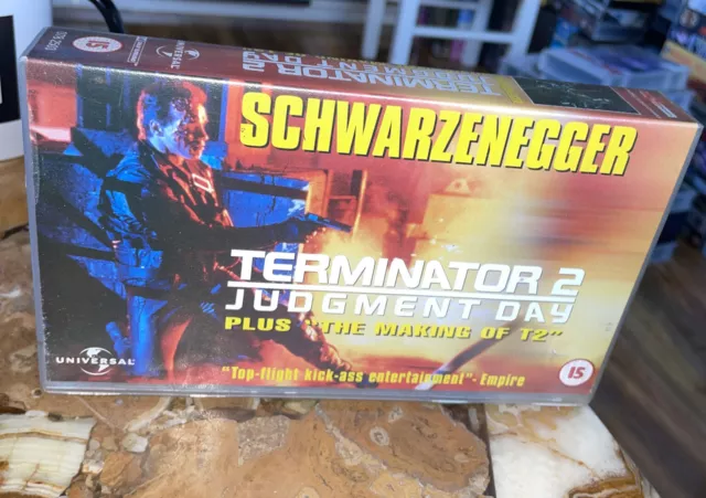 TERMINATOR 2 JUDGEMENT Day Vhs Video Starring Robert Patrick £8.00 ...