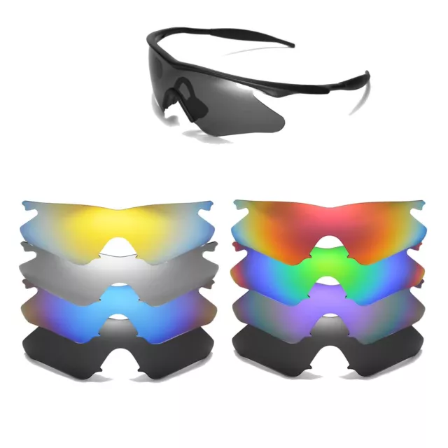 Walleva Replacement Lenses for Oakley M Frame Heater Sunglasses-Multiple Options