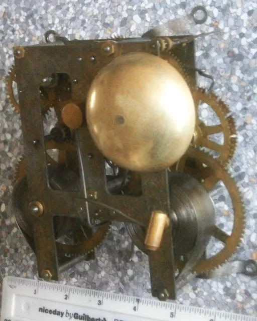 Antique Clock Movement E. INGRAHAM CO 1890s for spares or repair