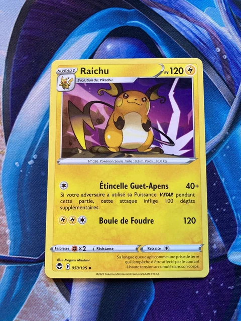 Pokemon Card Raichu 050/195 - EB12 Silver Storm