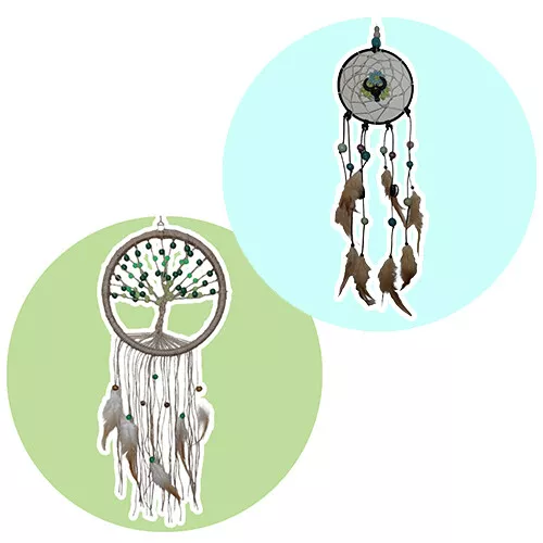 DREAMCATCHER - acchiappasogni medio fatto a mano - personalizzato - scegli tu