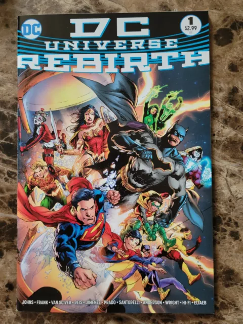 DC Universe Rebirth #1 Midnight Release Reis Variant 1st Print