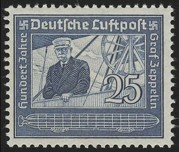 669 Flugpostmarke Graf von Zeppelin 25 Pf **