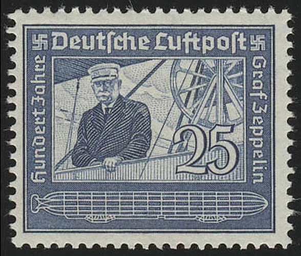 669 Flugpostmarke Graf von Zeppelin 25 Pf **