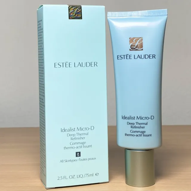 FULL SIZE SEALED Estee Lauder Idealist Micro-D Deep Thermal Refinisher 2.5 oz