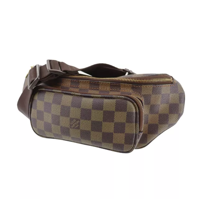 LOUIS VUITTON LV Melville Used Bum Bag Crossbody Brown Damier N51172 #CB205 S