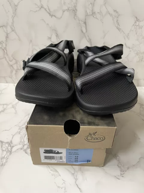 Mens Chaco Sandals Z1 Classic Split Gray Size 12 New in Box NIB