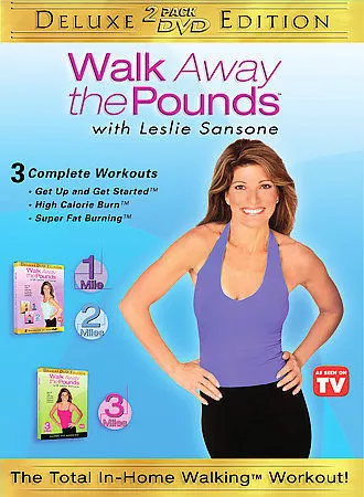 Walk Away the Pounds with Leslie Sansone (DVD, 2002, 2-Disc Set)