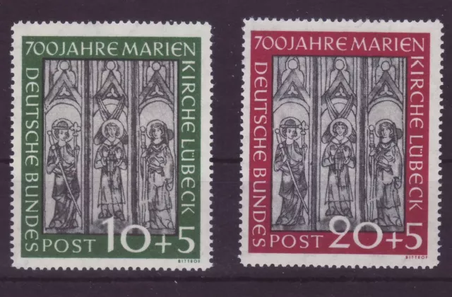 BRD, "Marienkirche Lübeck", Mi.-Nr. 139 - 140