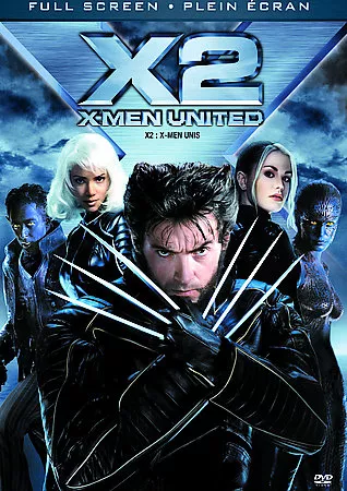 X2: X-Men United (DVD, 2006, Canadian Full Screen Single Disc Version)