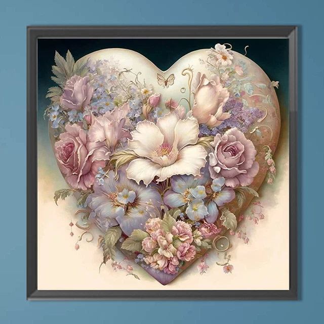 5D DIY Full Round Drill Diamond Painting Flower Kit Home Decoration Art Craft 2