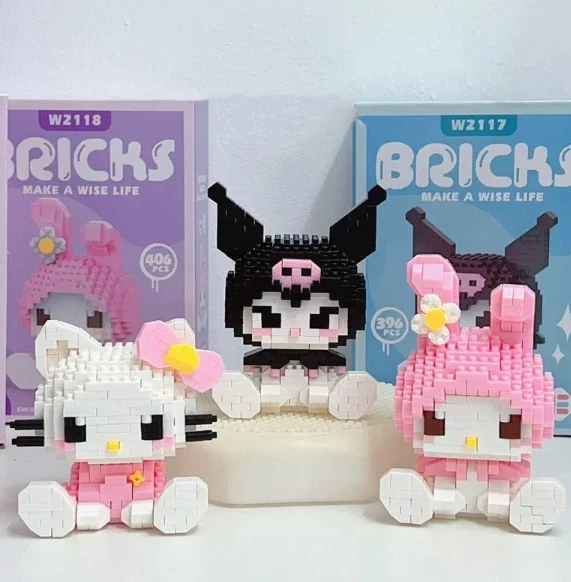 Kit Figurine 3D Hello Kitty à Construire – 104 Pièces, Jeu Créatif DIY | Pour Enfants 3 Ans Et Plus, Licence Officielle
