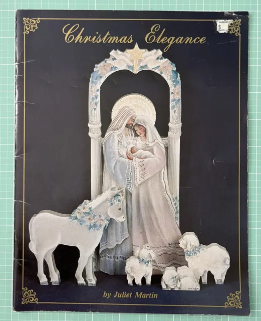Libro de patrones de pintura Christmas Elegance de Juliet Martin Tole 1 1989
