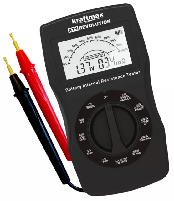 Batterietester XT1 für Ni-MH Akkus Li-Ion Akkus Alkaline Batterien Knopfzellen