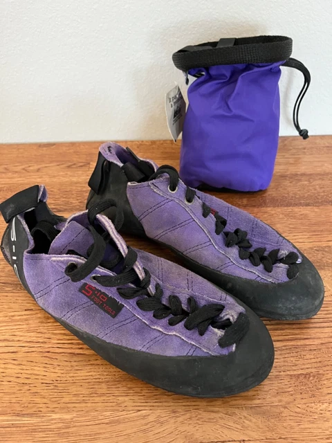 FIVE TEN STEALTH C4 Mens Suede US 6.5 Rock Climbing Shoes-+  display picture 1
