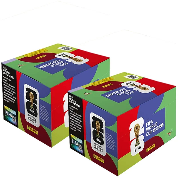 PANINI FIFA WORLD Cup 2026 Sticker 2 Displays 200 T ten EUR 325 79 panini-fifa-world-cup-2026-sticker-2-displays-200-t-ten-eur-325-79