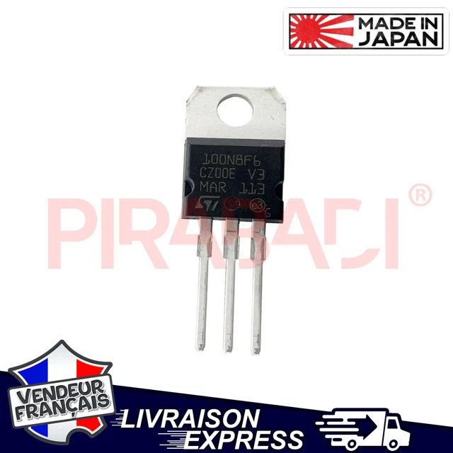 Combo 5 con] K6A60D, TK6A60D Mosfet kênh N 6A 600V TO-220F tháo máy