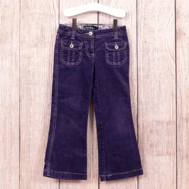 Pantaloni jeans viola Boden 5 (4-5) anni tuta stivali gamba P&P