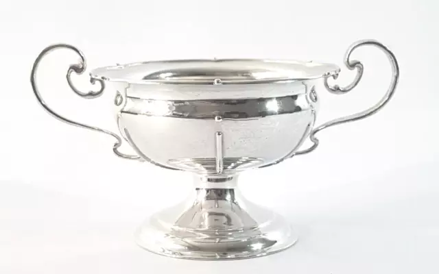 Small Unengraved Hardy Bros Art & Crafts HM 1910 Sterling Silver Trophy 176g