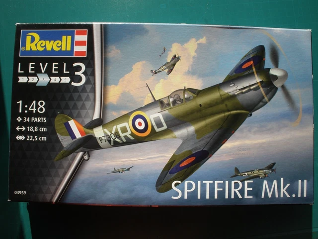 Avion P51 Mustang Toymark - Hélices Actives - 22 Cm 1/48 - Boîte 1997 - Occasion