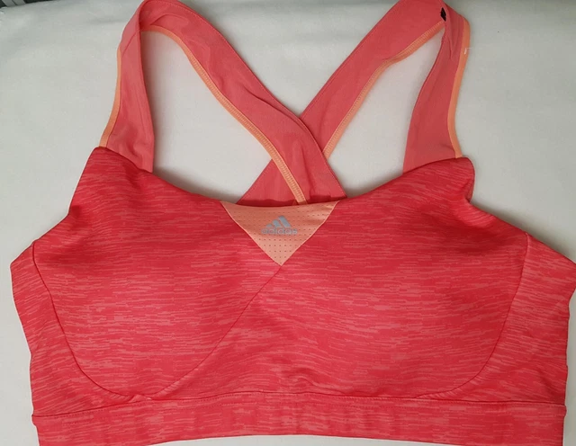 Adidas Damen Sport BH Bustier Sportoberteil Fitness Top US XL D 46-48 NEU