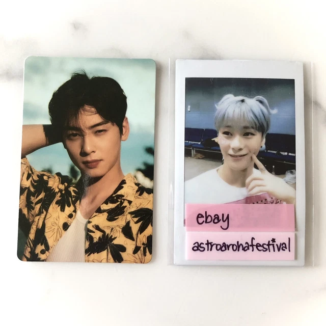 ASTRO CHA EUNWOO 2022 MAGAZINE Photo Book Official MD Trading Card