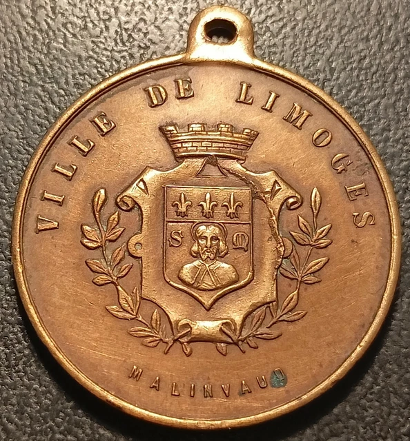 Médaille Souvenir 1884 - Concours D'Harmonie Et Musique D'Orphéon - Pantin - Bronze