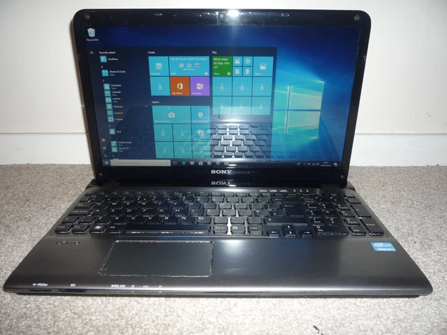 新品SONY VAIO SVE15 SVE151B11N SVE15119FJW修理交換用液晶パネル 15.6インチ 1366 x 768 40ピン Sony Vaio SVE151B11N Black Core i3 Windows10 Home RAM 4GB SSD