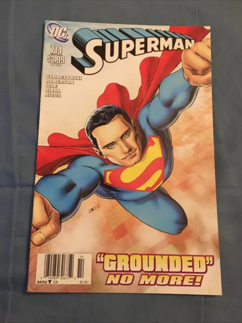 SUPERMAN #714 Final Issue Low Print Run Rare Newsstand Variant DC 2011