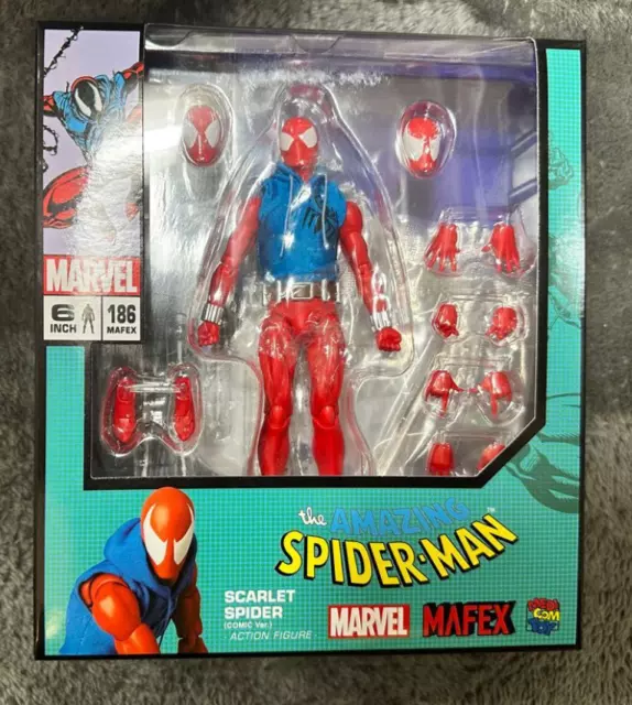 The Amazing Spider-Man Mafex No.186 Scarlet Spider Comic Ver. Figure Medicom Toy