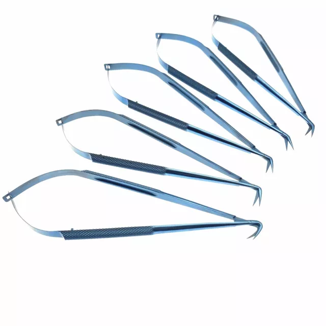 Micro Scissor Microsurgical Angled Shears Neurosurgery Cardiovascular Scissors