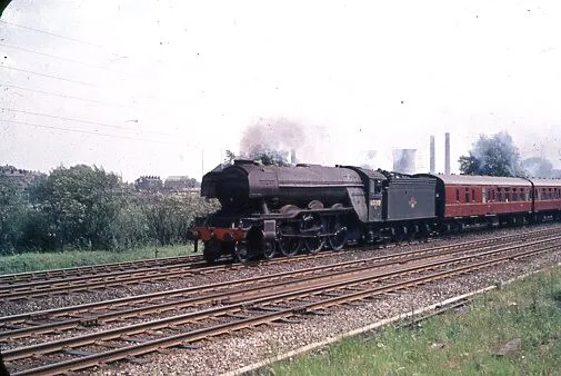 Original colour slide of 60088 ER A3 class steam loco