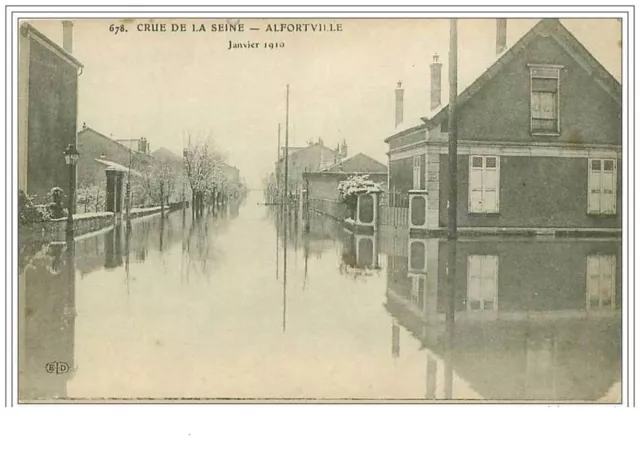 94.Alfortville.crue De La Seine De Janvier 1910