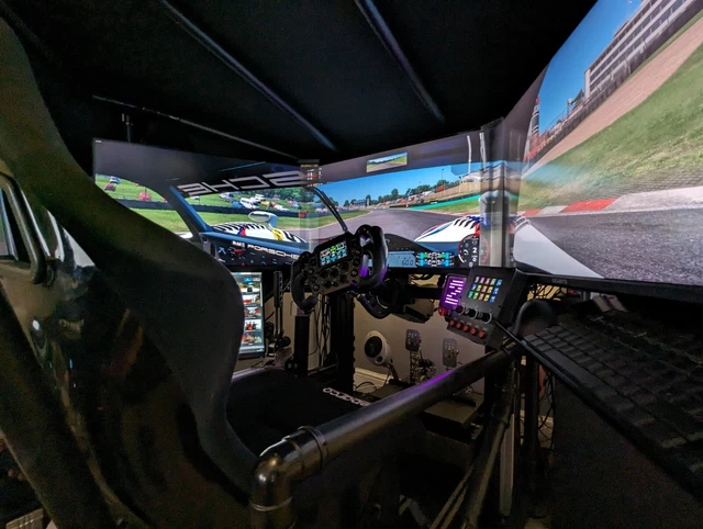 TRIPLE MONITOR SIM Racing Rig | Simucube | Heusinkveld | Gomez £7,000. ...