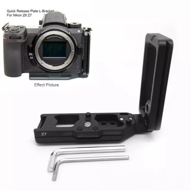 QR L Plate Bracket Holder Vertical Hand Grip Holder for Nikon Z6 Z7 Z7II Z6II