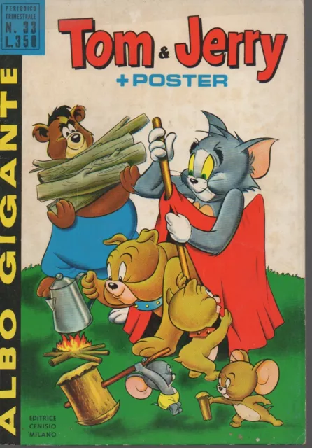 Tom & Jerry n. 33 - Albo Gigante  - con poster